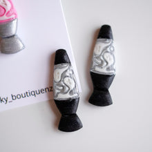 Load image into Gallery viewer, Ghost Lava Lamp Earrings