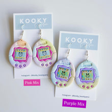 Load image into Gallery viewer, Tamagotchi Earrings - Pastel Mix