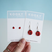 Load image into Gallery viewer, Lady Bug Earrings