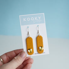 Load image into Gallery viewer, Honey Bee Earrings