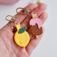 Load image into Gallery viewer, Summer Fruit & Ice Cream Bag Charms