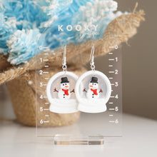 Load image into Gallery viewer, Snow Globe Earrings (2024)