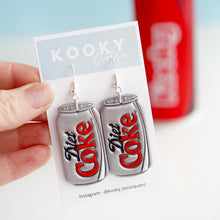 Load image into Gallery viewer, Coke Zero Earrings