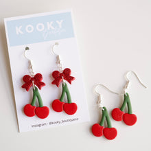 Load image into Gallery viewer, Cherry Earrings