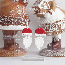 Load image into Gallery viewer, Santa Hat & Beard Earrings