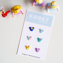 Load image into Gallery viewer, Princess Mouse Ear Earrings