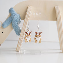 Load image into Gallery viewer, Reindeer Gnome Earrings