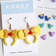 Load image into Gallery viewer, Princess Mouse Ear Earrings