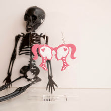 Load image into Gallery viewer, Skeleton Girl Earrings