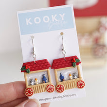 Load image into Gallery viewer, Christmas Cart Earrings