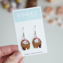 Load image into Gallery viewer, Easter Basket Earrings