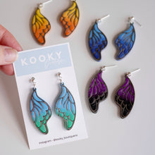 Load image into Gallery viewer, Butterfly Wing Earrings