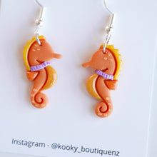 Load image into Gallery viewer, The Seahorse Herald Earrings
