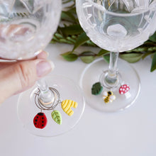 Load image into Gallery viewer, Wine Glass Charms - Into the Garden