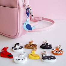 Load image into Gallery viewer, Clay Leather Animal Bag Charms (As Pictured)