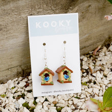 Load image into Gallery viewer, Bird House Earrings