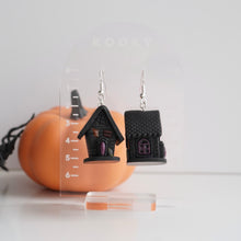 Load image into Gallery viewer, 3D Haunted House Earrings