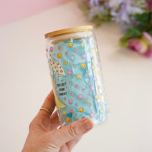 Load image into Gallery viewer, Glass Cup - Dino, Protect Your Energy