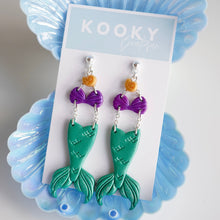 Load image into Gallery viewer, Mermaid Earrings