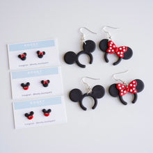 Load image into Gallery viewer, Mouse Ear Earrings