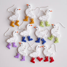 Load image into Gallery viewer, Rainy Day Duck Earrings