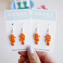 Load image into Gallery viewer, The Seahorse Herald Earrings