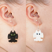Load image into Gallery viewer, Toothless and Light Fury Earrings