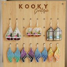 Load image into Gallery viewer, Butterfly Wing Earrings