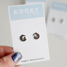 Load image into Gallery viewer, Silver Space Studs