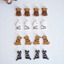 Load image into Gallery viewer, Christmas Light Animals Earrings
