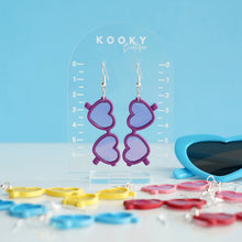 Load image into Gallery viewer, Heart Sunglasses Earrings