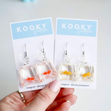 Load image into Gallery viewer, Fish in a Bag Earrings