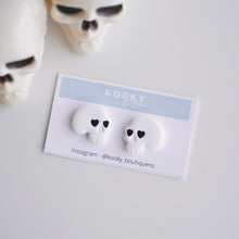 Load image into Gallery viewer, Coffin & Skull Earrings