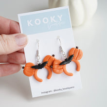 Load image into Gallery viewer, Pumpkin Mouse Ears Earrings