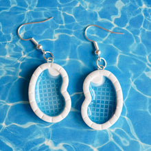 Load image into Gallery viewer, Swimming Pool Earrings