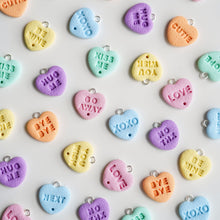 Load image into Gallery viewer, Conversation Heart Earrings - 3 Drop Hanging and Stud Pack