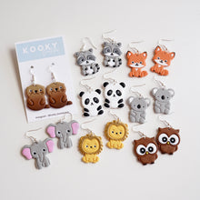 Load image into Gallery viewer, Animal Earrings - Large Hanging (As Pictured)