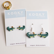 Load image into Gallery viewer, Alligator Loki Earrings