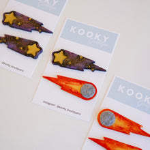 Load image into Gallery viewer, Space Hair Clips