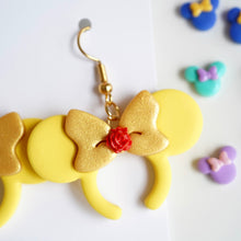 Load image into Gallery viewer, Princess Mouse Ear Earrings