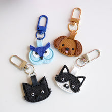 Load image into Gallery viewer, Clay Leather Animal Bag Charms (Customisable)