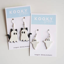 Load image into Gallery viewer, Cat Ghost & Ghost Earrings 2025