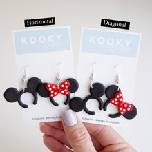 Load image into Gallery viewer, Mouse Ear Earrings