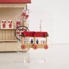 Load image into Gallery viewer, Christmas Cart Earrings