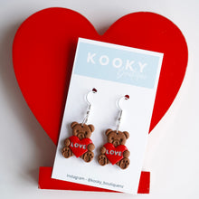 Load image into Gallery viewer, Teddy Love Earrings