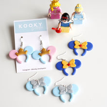 Load image into Gallery viewer, Princess Mouse Ear Earrings