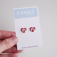 Load image into Gallery viewer, TS Heart Studs