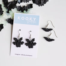 Load image into Gallery viewer, Bat Earrings
