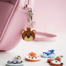 Load image into Gallery viewer, Clay Leather Animal Bag Charms (As Pictured)