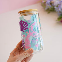 Load image into Gallery viewer, Glass Cup - Mermaid Tail
